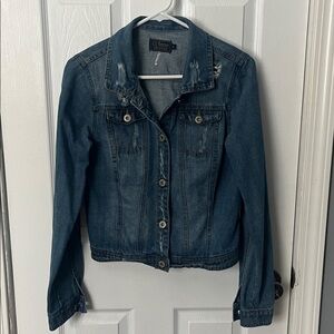 CJ Sono Distressed Blue Jean Jacket